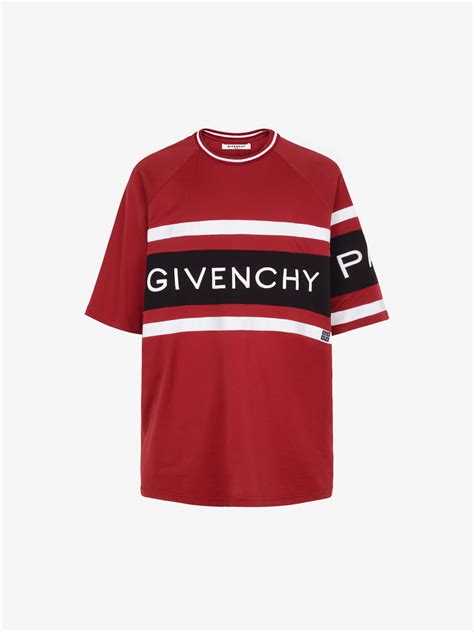 givenchy 4g contrasting slim t shirt|Givenchy 4G.